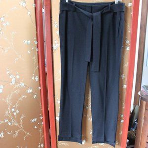 Laundry by Shelli Segal Black Pants w/ Sash Belt